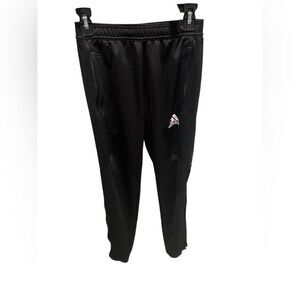 Adidas Black Athletic Pants with drawstring waist